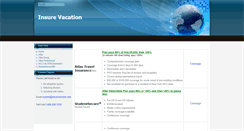 Desktop Screenshot of insurevacation.com